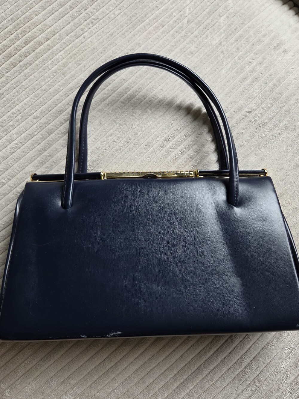 Deep Navy Vintage Purse